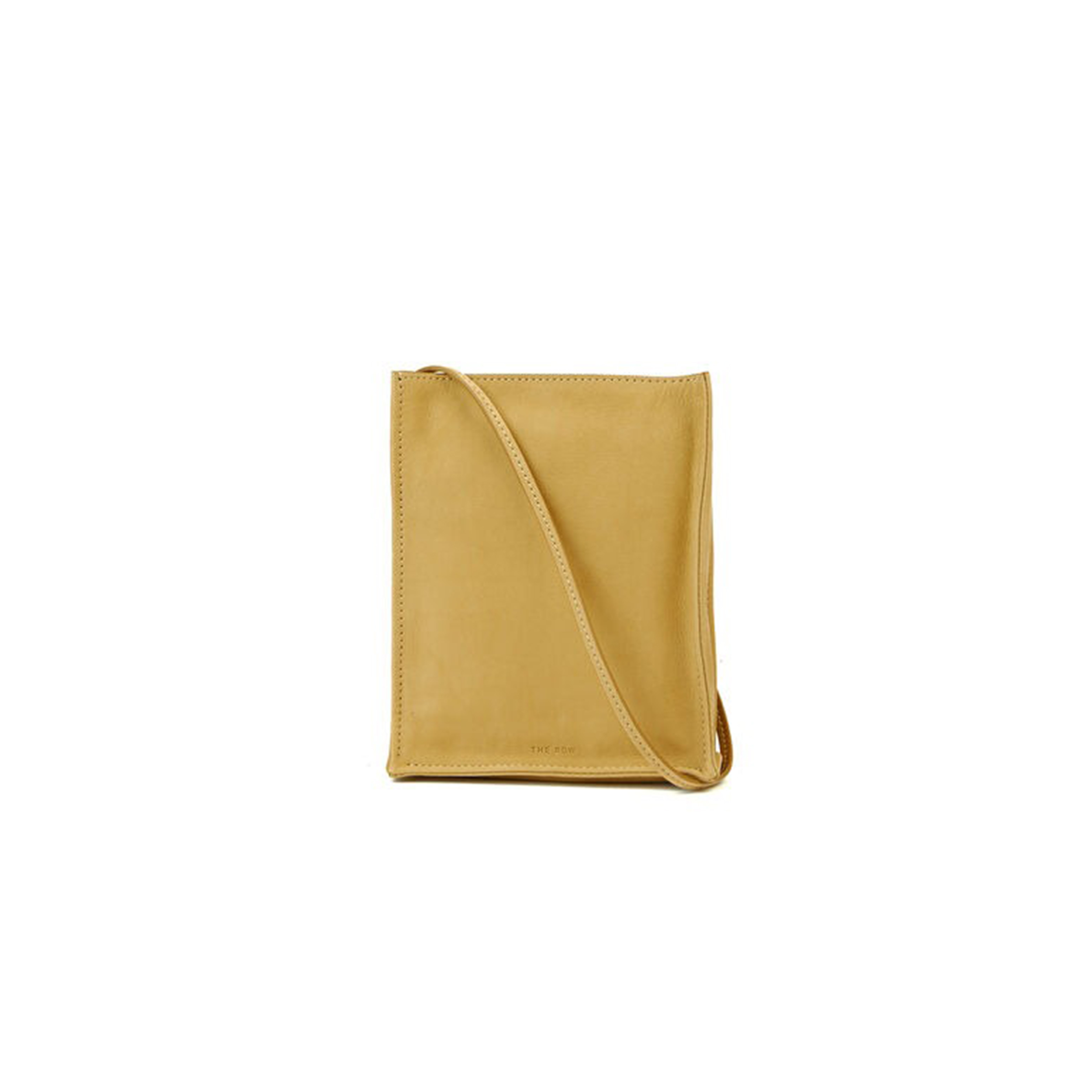 The R0w rectangular shoulder bag in nude (17*14*7cm)